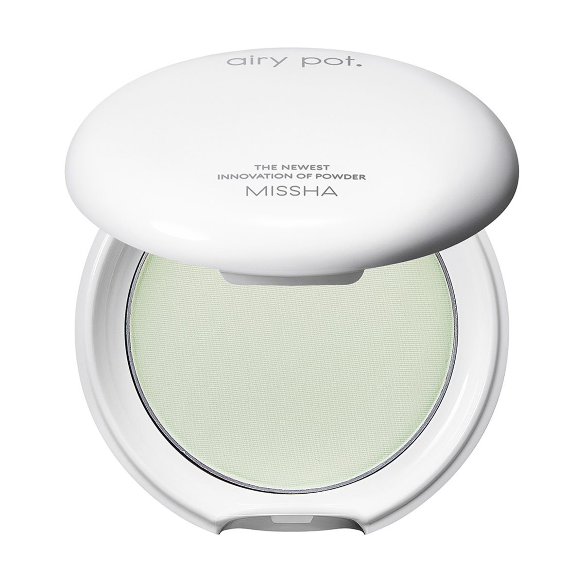 Матувальна компактна пудра для обличчя Missha Airy Pot Pressed Powder, Mint, 8 г